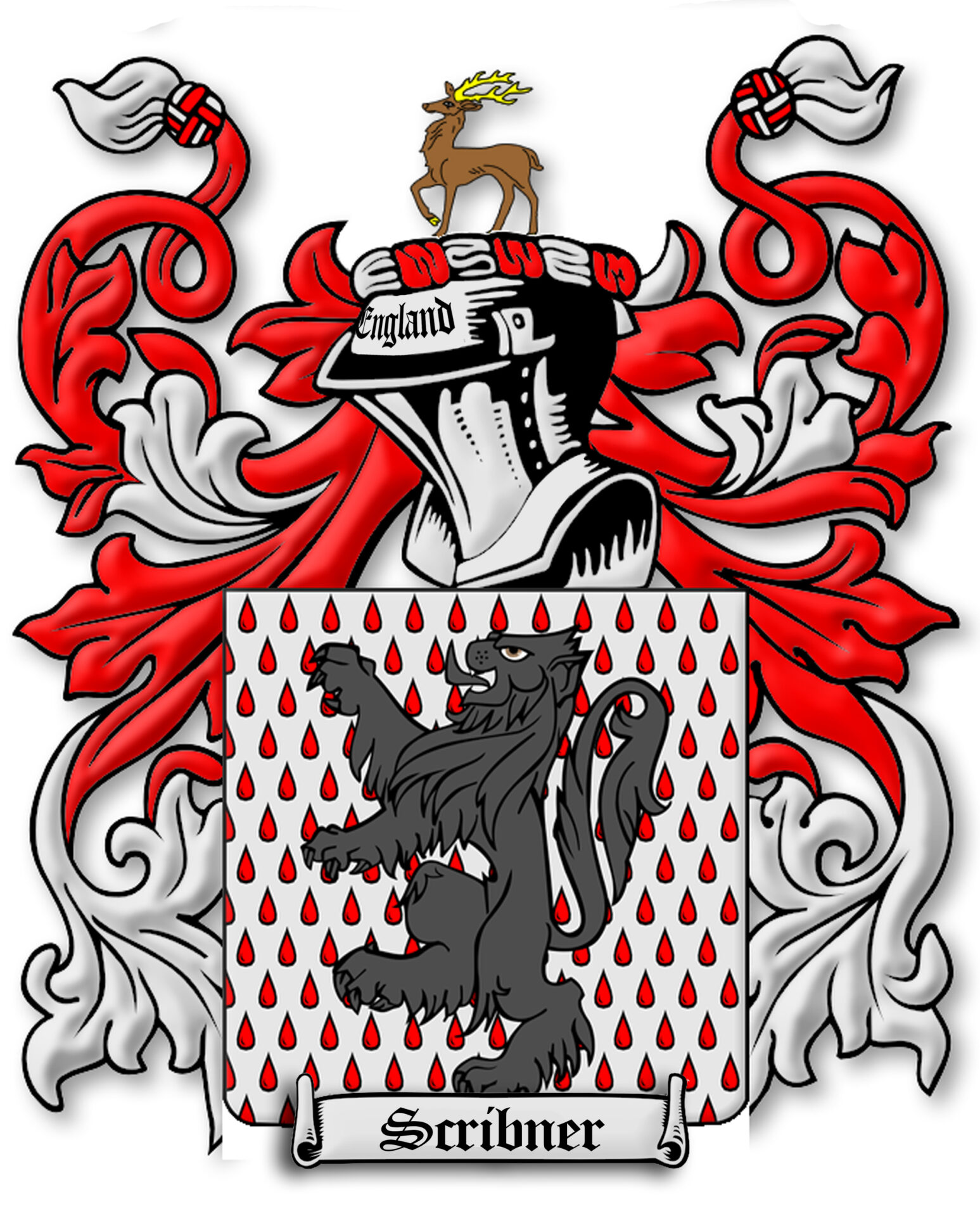 Scribner Coat of Arms w name